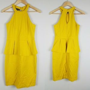 INC International Concepts yellow cocktail dress